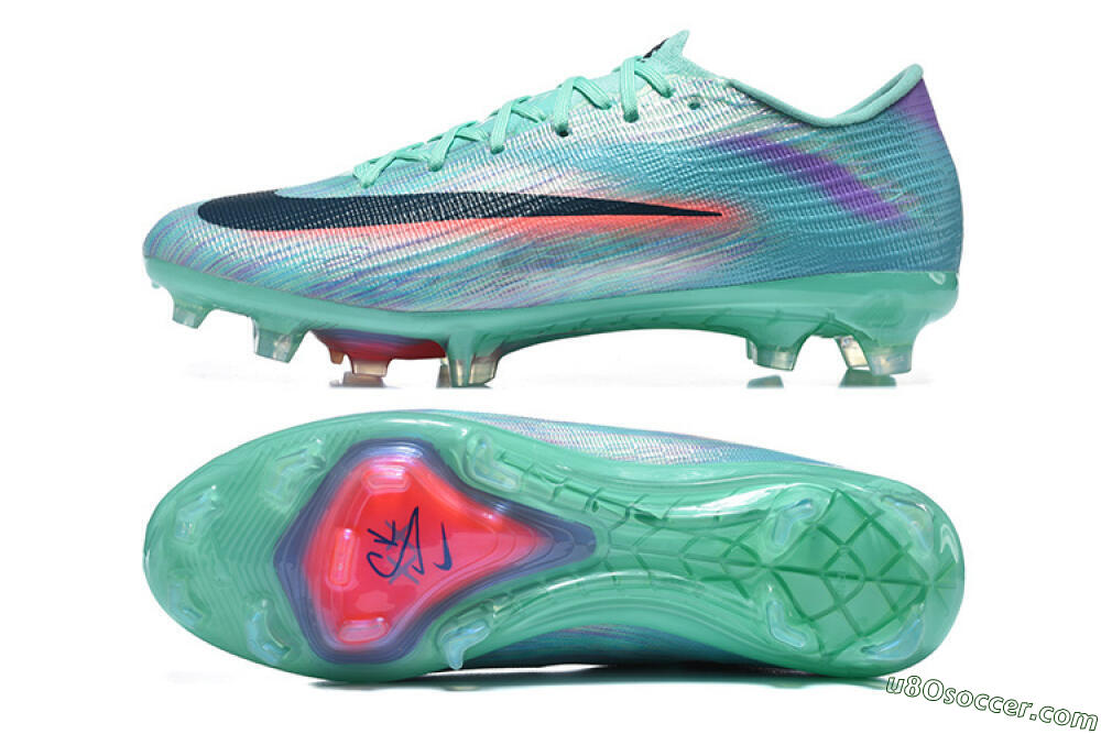 Nike Air Zoom Mercurial Superfly 11 FG Firm Ground Soccer Cleats - Aqua/Mint Green/Coral Pink 0