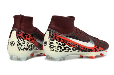 Nike Air Zoom Mercurial Superfly 10 Elite FG Firm Ground Soccer Cleats - Maroon/Scarlet Blaze/Crimson Spice