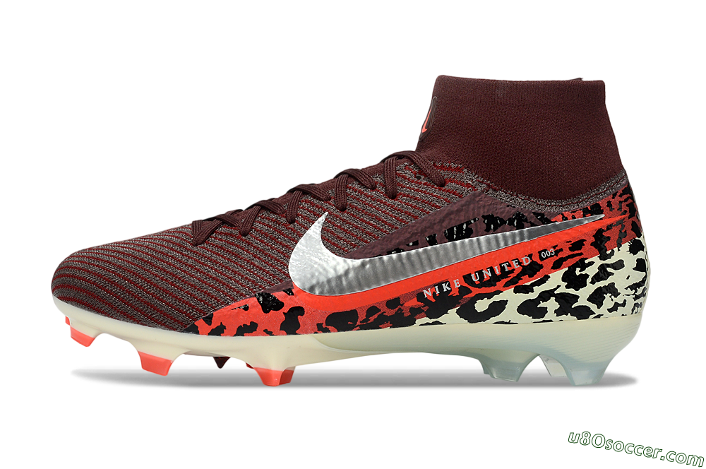 Nike Air Zoom Mercurial Superfly 10 Elite FG Firm Ground Soccer Cleats - Maroon/Scarlet Blaze/Crimson Spice 2