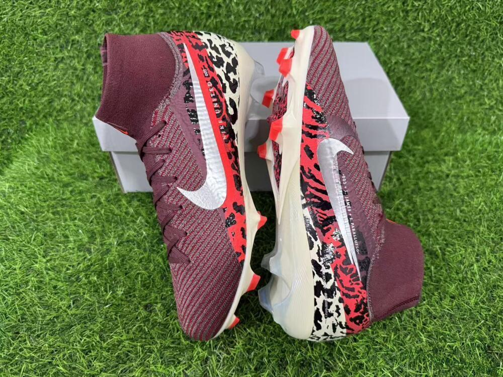 Nike Air Zoom Mercurial Superfly 10 Elite FG Firm Ground Soccer Cleats - Maroon/Scarlet Blaze/Crimson Spice