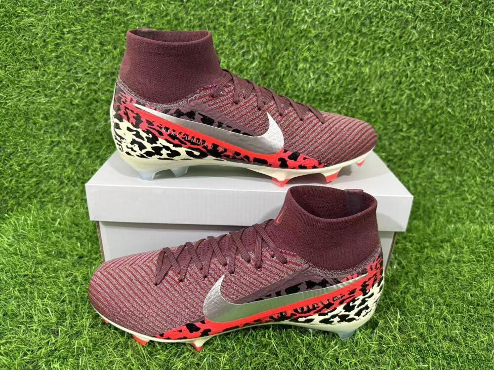 Nike Air Zoom Mercurial Superfly 10 Elite FG Firm Ground Soccer Cleats - Maroon/Scarlet Blaze/Crimson Spice