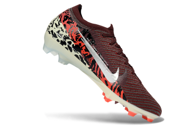 Nike Air Zoom Mercurial Vapor 16 Elite FG Firm Ground Soccer Cleats - Maroon/Fiery Red/Muted Ivory