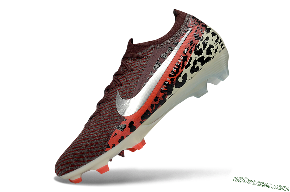 Nike Air Zoom Mercurial Vapor 16 Elite FG Firm Ground Soccer Cleats - Maroon/Fiery Red/Muted Ivory 6
