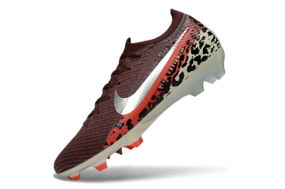 Nike Air Zoom Mercurial Vapor 16 Elite FG Firm Ground Soccer Cleats - Maroon/Fiery Red/Muted Ivory