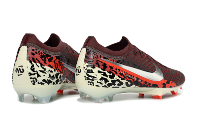 Nike Air Zoom Mercurial Vapor 16 Elite FG Firm Ground Soccer Cleats - Maroon/Fiery Red/Muted Ivory