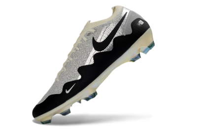 Nike Air Zoom Mercurial Vapor 16 Elite FG Firm Ground Soccer Cleats - Black/Golden Grey/White