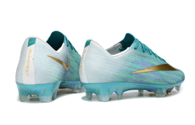 Nike Air Zoom Mercurial Superfly 11 FG Firm Ground Soccer Cleats - Aqua/Sea Green/Metallic Gold