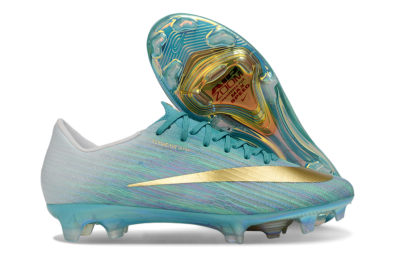 Nike Air Zoom Mercurial Superfly 11 FG Firm Ground Soccer Cleats - Aqua/Sea Green/Metallic Gold