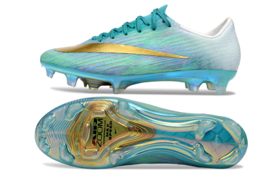 Nike Air Zoom Mercurial Superfly 11 FG Firm Ground Soccer Cleats - Aqua/Sea Green/Metallic Gold