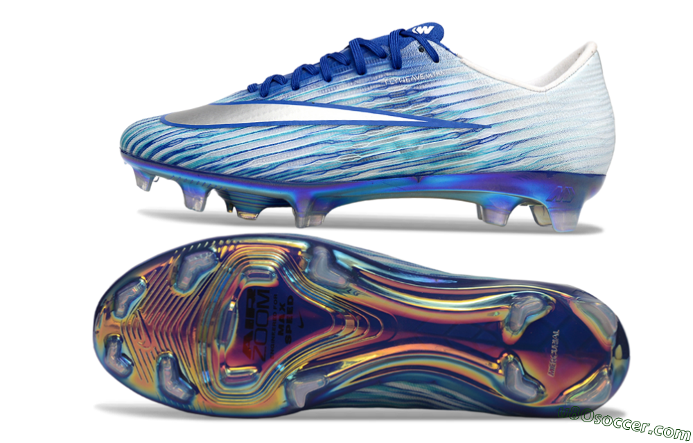 Nike Air Zoom Mercurial Superfly 11 FG Firm Ground Soccer Cleats - Blue/Electric Blue/Iridescent White 0