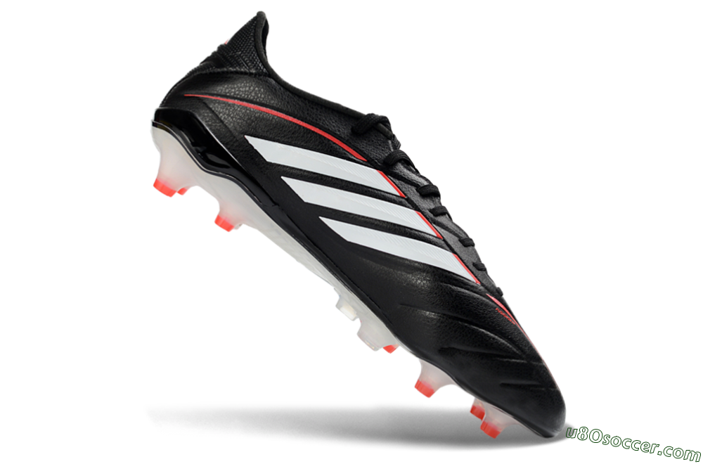 Adidas Copa Pure 4 Elite FG Firm Ground Soccer Cleats - Black/Crimson Red/White 4