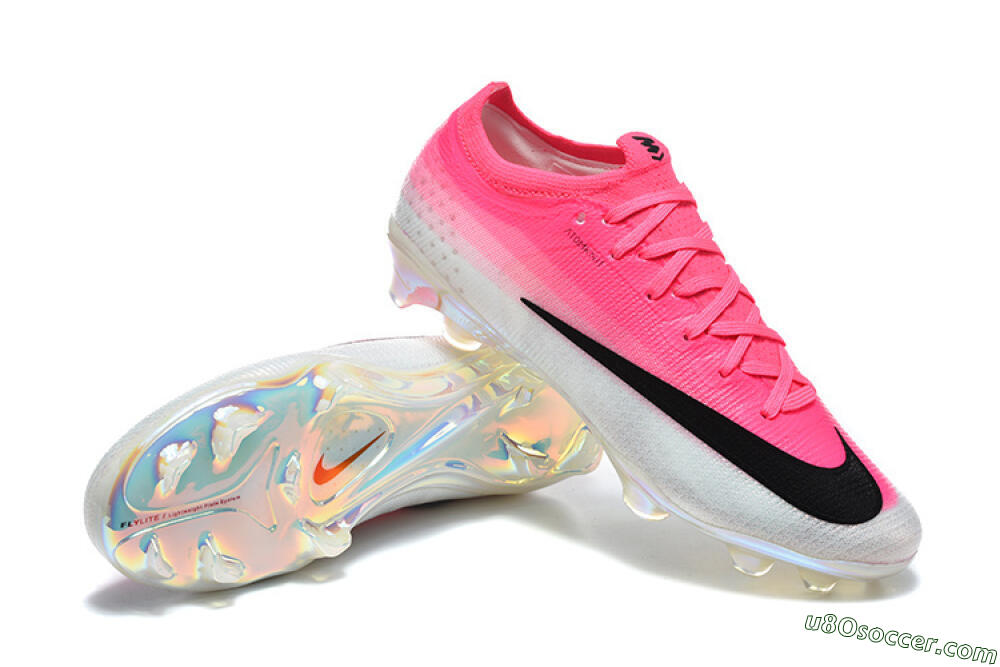 Nike Air Zoom Mercurial Vapor 17 Elite FG Firm Ground Soccer Cleats - Pink/Electric Pink/Black 4