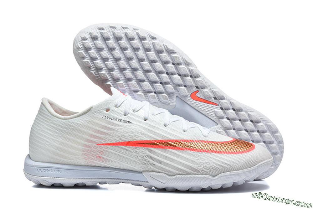 Nike Air Zoom Mercurial Superfly 11 TF Artificial Turf Soccer Shoes - White/Crimson Blaze/Soft Silver 1