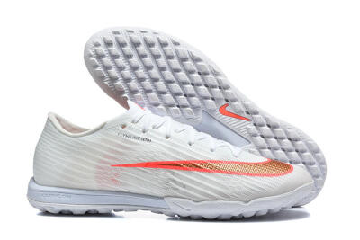 Nike Air Zoom Mercurial Superfly 11 TF Artificial Turf Soccer Shoes - White/Crimson Blaze/Soft Silver
