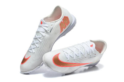 Nike Air Zoom Mercurial Superfly 11 TF Artificial Turf Soccer Shoes - White/Crimson Blaze/Soft Silver