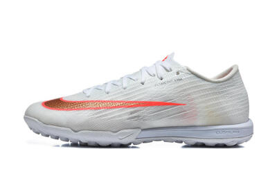 Nike Air Zoom Mercurial Superfly 11 TF Artificial Turf Soccer Shoes - White/Crimson Blaze/Soft Silver