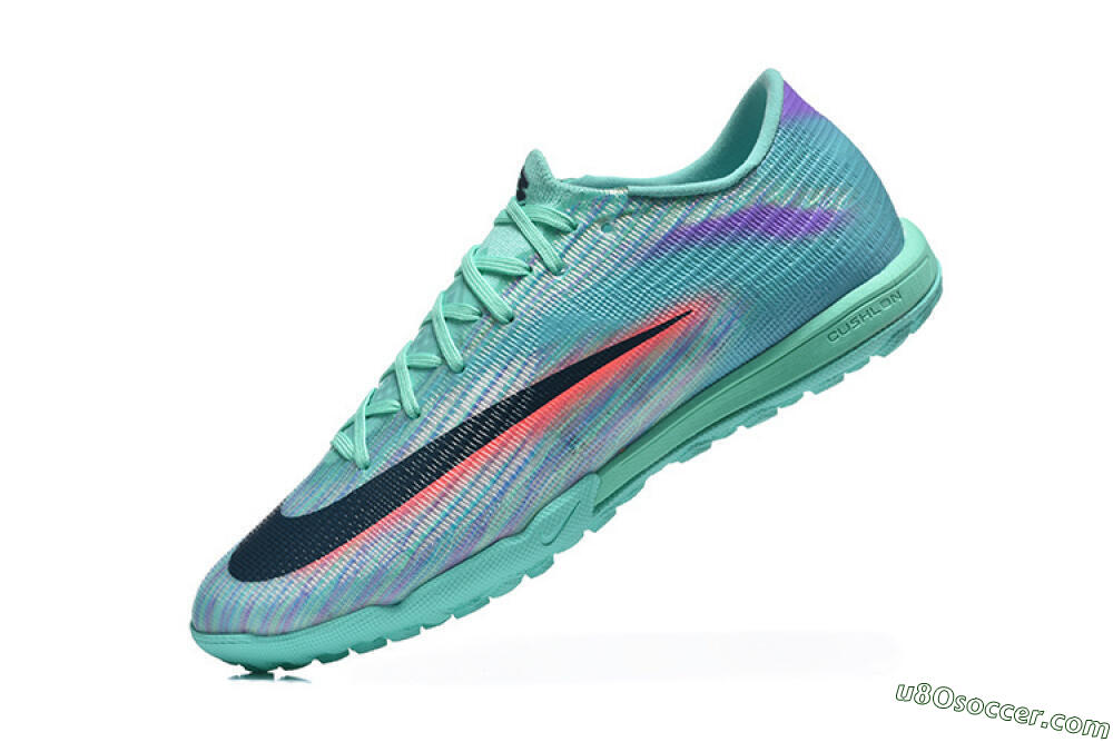 Nike Air Zoom Mercurial Superfly 11 TF Artificial Turf Soccer Shoes - Aqua/Electric Blue/Coral Pink 8
