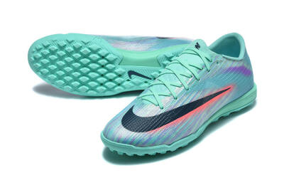 Nike Air Zoom Mercurial Superfly 11 TF Artificial Turf Soccer Shoes - Aqua/Electric Blue/Coral Pink