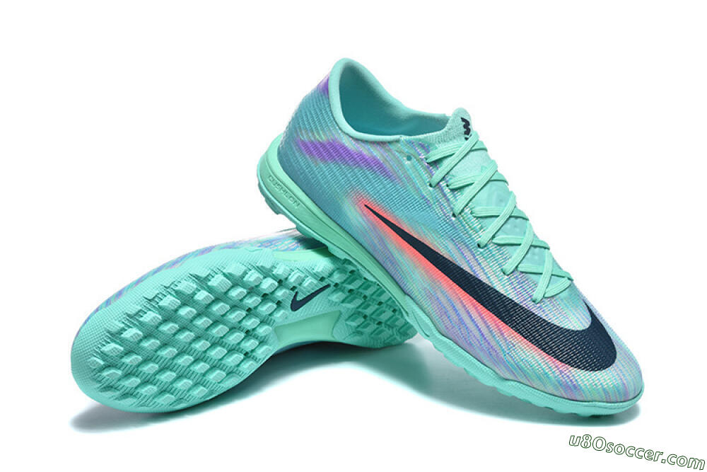 Nike Air Zoom Mercurial Superfly 11 TF Artificial Turf Soccer Shoes - Aqua/Electric Blue/Coral Pink 4