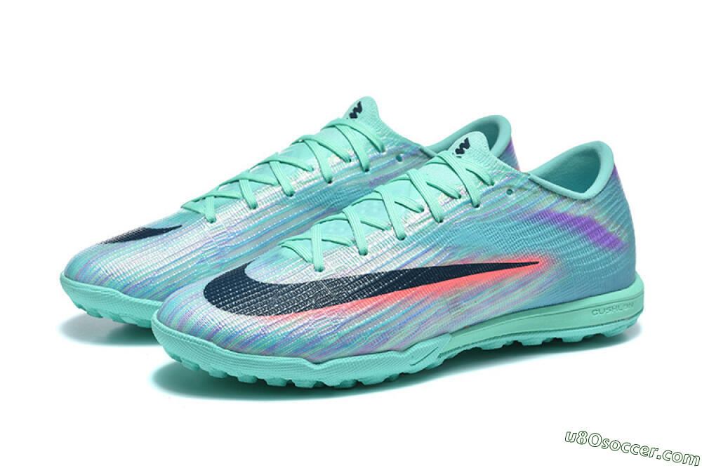Nike Air Zoom Mercurial Superfly 11 TF Artificial Turf Soccer Shoes - Aqua/Electric Blue/Coral Pink 5