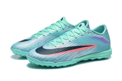 Nike Air Zoom Mercurial Superfly 11 TF Artificial Turf Soccer Shoes - Aqua/Electric Blue/Coral Pink