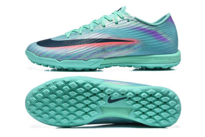 Nike Air Zoom Mercurial Superfly 11 TF Artificial Turf Soccer Shoes - Aqua/Electric Blue/Coral Pink