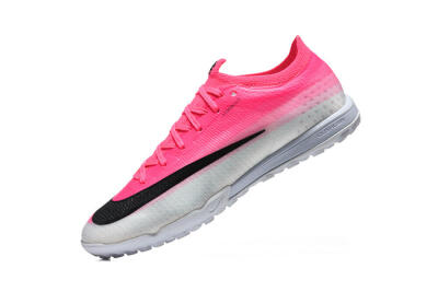 Nike Air Zoom Mercurial Vapor 17 Elite TF Artificial Turf Soccer Shoes - Pink/Vibrant Pink/Light Gray