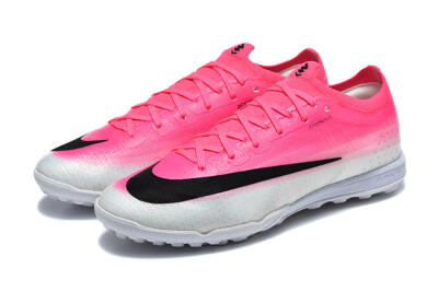 Nike Air Zoom Mercurial Vapor 17 Elite TF Artificial Turf Soccer Shoes - Pink/Vibrant Pink/Light Gray