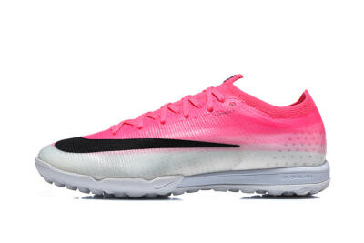 Nike Air Zoom Mercurial Vapor 17 Elite TF Artificial Turf Soccer Shoes - Pink/Vibrant Pink/Light Gray