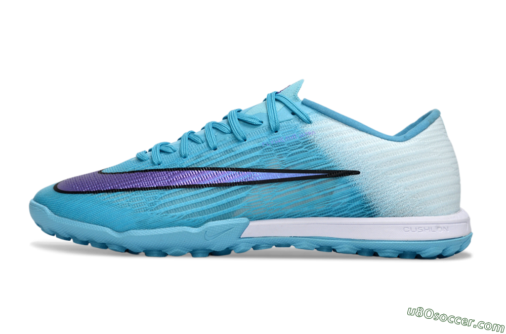 Nike Air Zoom Mercurial Superfly 11 TF Artificial Turf Soccer Shoes - Aqua/Sky Blue/Deep Purple 2