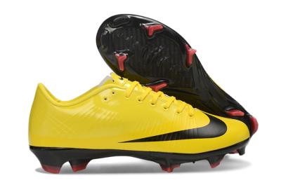CR7 x Nike Air Zoom Mercurial Vapor 16 Elite FG Firm Ground Soccer Cleats - Yellow/Solar Yellow/Black