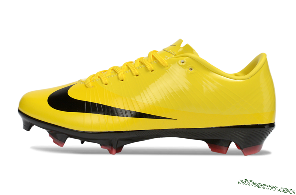 CR7 x Nike Air Zoom Mercurial Vapor 16 Elite FG Firm Ground Soccer Cleats - Yellow/Solar Yellow/Black 2