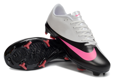 CR7 x Nike Air Zoom Mercurial Vapor 16 Elite AG Firm Ground Soccer Cleats - Black/Hot Pink/White