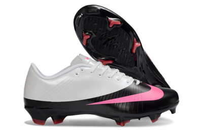 CR7 x Nike Air Zoom Mercurial Vapor 16 Elite AG Firm Ground Soccer Cleats - Black/Hot Pink/White