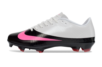 CR7 x Nike Air Zoom Mercurial Vapor 16 Elite AG Firm Ground Soccer Cleats - Black/Hot Pink/White