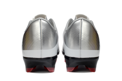CR7 x Nike Air Zoom Mercurial Vapor 16 Elite FG Firm Ground Soccer Cleats - Silver/Fiery Red/Black