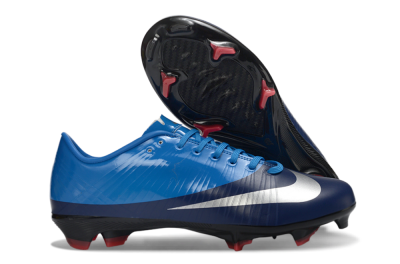 CR7 x Nike Air Zoom Mercurial Vapor 16 Elite FG Firm Ground Soccer Cleats - Blue/Electric Blue/Space Blue