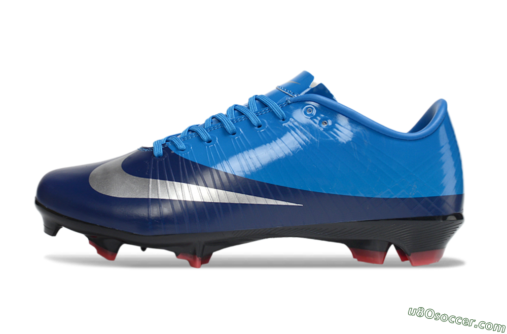CR7 x Nike Air Zoom Mercurial Vapor 16 Elite FG Firm Ground Soccer Cleats - Blue/Electric Blue/Space Blue 2