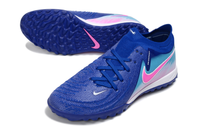 Nike Phantom GX 2 Elite TF Artificial Turf Soccer Shoes - Blue/Electric Pink/Sea Breeze