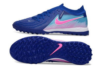 Nike Phantom GX 2 Elite TF Artificial Turf Soccer Shoes - Blue/Electric Pink/Sea Breeze