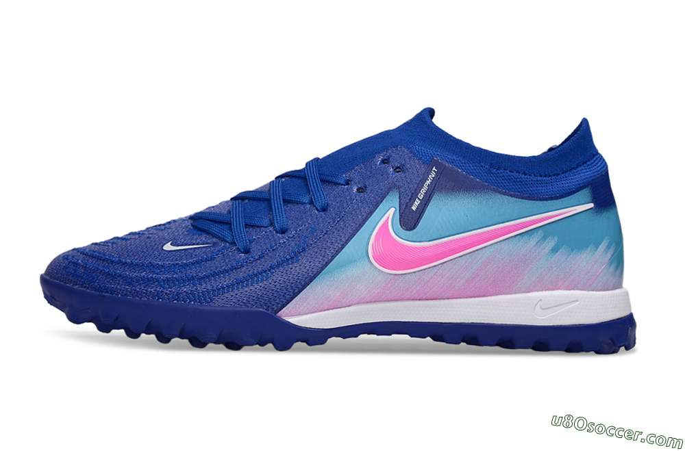 Nike Phantom GX 2 Elite TF Artificial Turf Soccer Shoes - Blue/Electric Pink/Sea Breeze 2