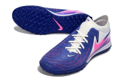 Nike Phantom GX 2 Elite TF Artificial Turf Soccer Shoes - Blue/Electric Blue/Fuchsia Pink