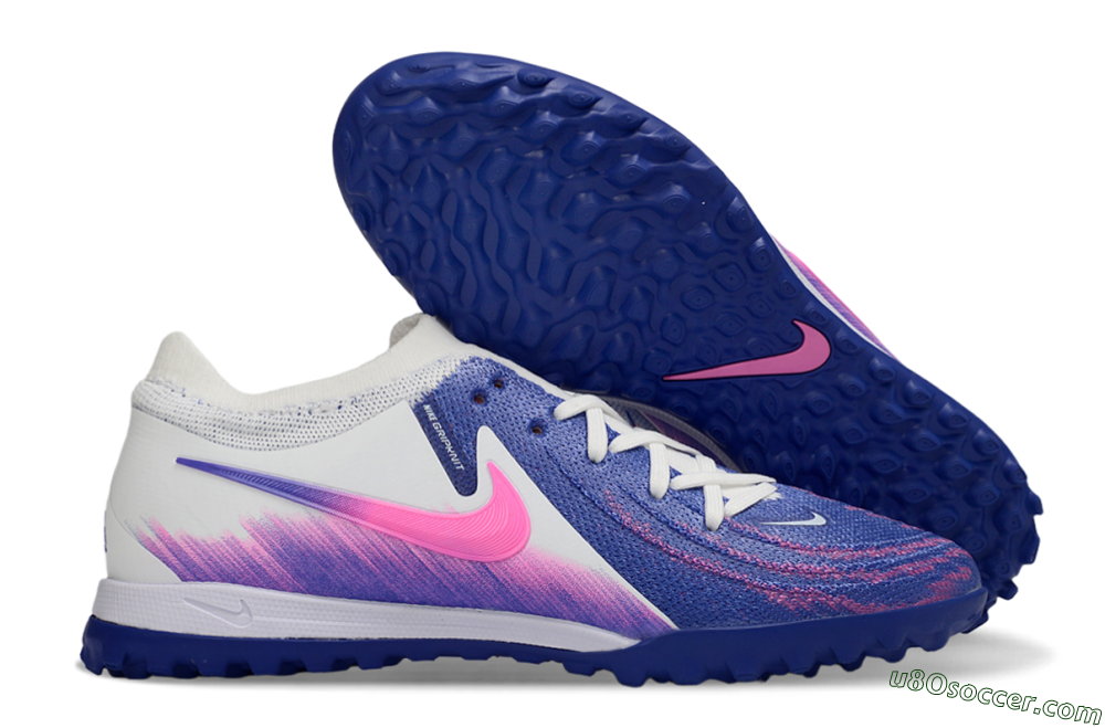 Nike Phantom GX 2 Elite TF Artificial Turf Soccer Shoes - Blue/Electric Blue/Fuchsia Pink 1