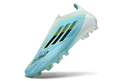 Adidas F50 Elite Laceless FG Firm Ground Soccer Cleats - Blue/Electric Blue/Sunny Yellow