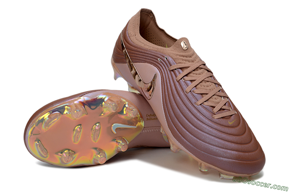 Nike Tiempo Legend 11 Elite FG Firm Ground Soccer Cleats - Brown/Rose Gold/Soft Pink 4