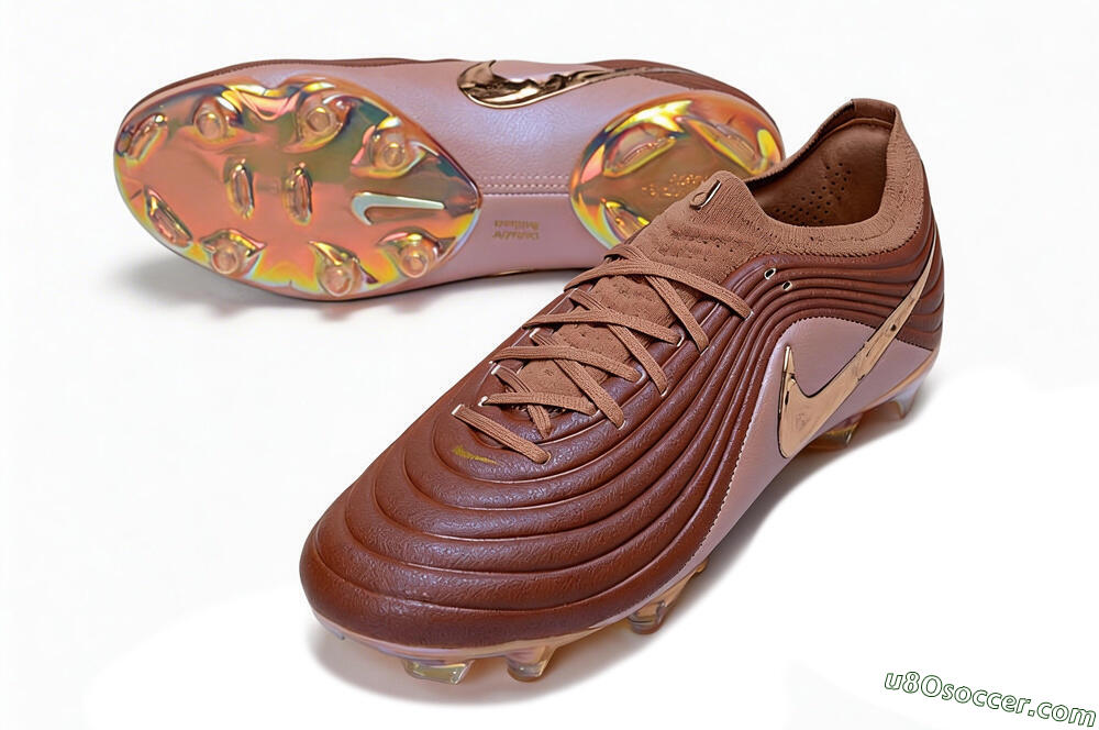 Nike Tiempo Legend 11 Elite FG Firm Ground Soccer Cleats - Brown/Rose Gold/Soft Pink 3
