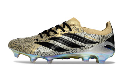 Adidas Predator 26 Elite FG Firm Ground Soccer Cleats - Beige/Desert Sand/Shiny Black