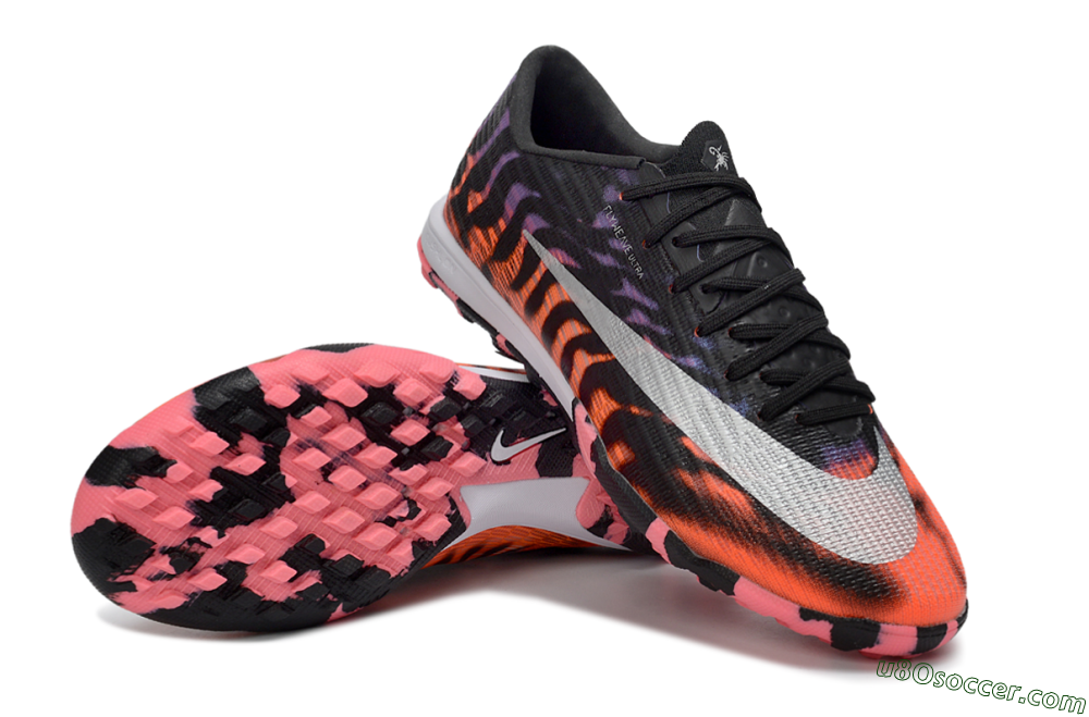 Nike Air Zoom Mercurial Superfly 11 TF Artificial Turf Soccer Shoes - Black/Neon Orange/Hot Pink 3