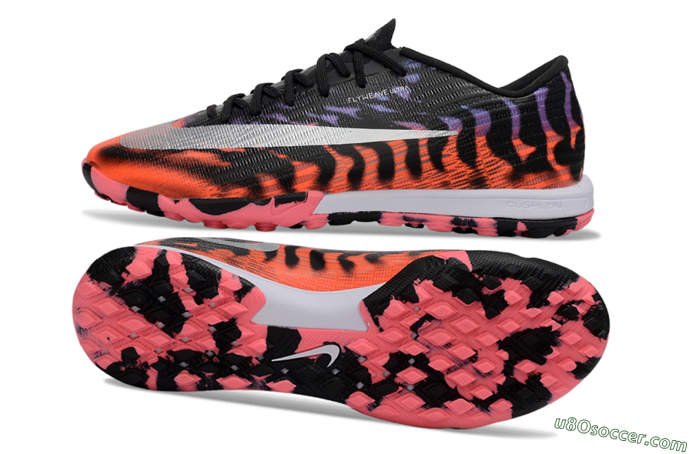 Nike Air Zoom Mercurial Superfly 11 TF Artificial Turf Soccer Shoes - Black/Neon Orange/Hot Pink 0