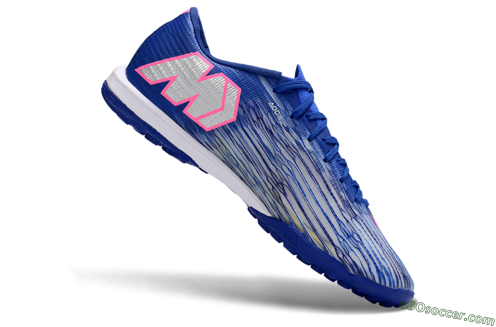 Nike Air Zoom Mercurial Superfly 11 TF Artificial Turf Soccer Shoes - Blue/Electric Blue/Neon Pink 4